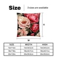 thumbnail image 5 of Peony Inserts Set - 2-Pack Decorative Pillows with Unique Patterns for Throw Pillow Covers for Home Decor, Sofa, Bed - Available in 16x16, 18x18 & 20x20, 5 of 6