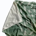 thumbnail image 2 of Simply Daisy 60" x 80" Escuela Fleece Throw Blanket, Sage, 2 of 3