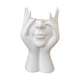 thumbnail image 2 of Jarrón con forma de cara femenina,Jarrón con forma de cara femenina para decoración del hogar y la entrada,Jarrón decorativo de flores para decoración de mesa de oficina,Jarrón de arte, 2 of 8