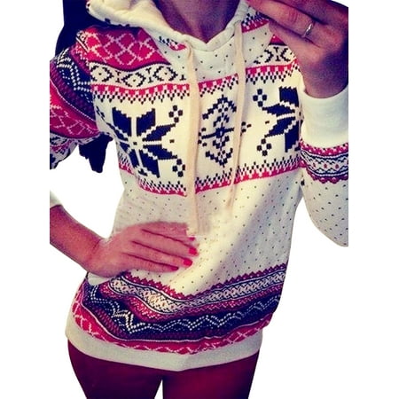 Women's Clothing Clearance! Long Sleeve Hoodies for Women, Winter Christmas Pullover Tops for