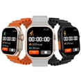 thumbnail image 2 of Smartwatch Reloj Inteligente Z55 Ultra 2 Correa Negra Carcasa Dorada, 2 of 3