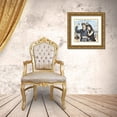 thumbnail image 3 of Unknown 27x26 Gold Ornate Wood Framed with Double Matting Museum Art Print Titled - In Port, 3 of 4