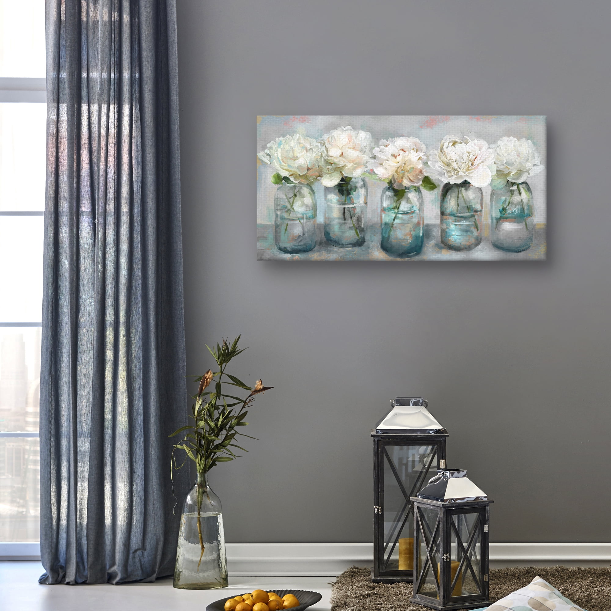 Fresh Picked Peonies by Studio Arts Wrapped Canvas Art Print