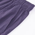 thumbnail image 4 of JTieacloth Lightweight Shorts for Men Men's Summer Casual Quarter Pants Beach Pants Nylon Shorts,Purple, 4 of 5
