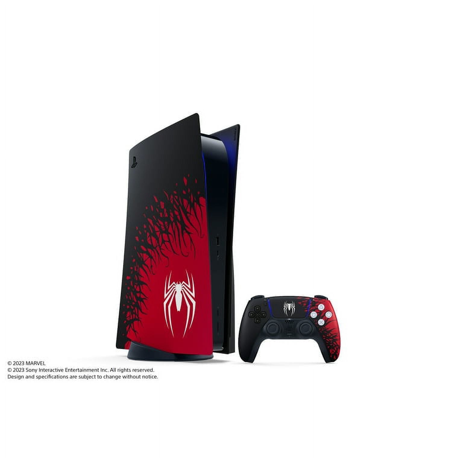 TEC New Sony PlayStation_PS5 Gaming Console(Disc) with Marvel’s Spider-Man  2 Bundle - White Edition