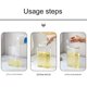 thumbnail image 4 of Botella Dispensadora de Detergente para Ropa Transparente con Tanque Sellado en Polvo y Blanqueador Lavandería, 4 of 7