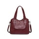 thumbnail image 1 of Bolso tote para mujer, suave, tipo hobo, de piel sintética, ideal para ir de compras, trabajar o viajar. Rojo, 1 of 9