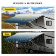 thumbnail image 3 of 12-20' RV Awning Fabric Vinyl Replacement Heavy Duty for Camper Trailer 8' Width, 3 of 11