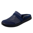 thumbnail image 6 of Modisza Slides for Men Closed Toe Quick Drying Garden Shoes Breathable Mesh Clog Beach Sports Flat Sandals with Arch Support Size 10.5 Purple, 6 of 7