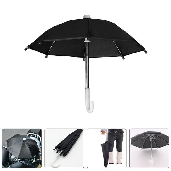 Mini House Layout Prop 1 Set Doll Umbrella for Doll House Ornament Mini Umbrella