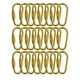 thumbnail image 2 of Wosthever Paquete de 24 ganchos de llavero con mosquetón de bloqueo de anillo en D, mosquetones de escalada, Clips, soporte para regalos, deportes al aire Artesanía Oro, 2 of 5