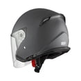 thumbnail image 2 of CKX Razor Open Motorcycle Helmet Matte Gray Black 510833, 2 of 9