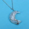 thumbnail image 6 of Jewelry Necklace Gift for Women, Tree Life Wire Wrapped Crescent Moon Necklace, Natural Stone Pendant Necklaces, Mothers Day Gifts for Mom, Gemstone Jewelry Gifts for Women, 6 of 9