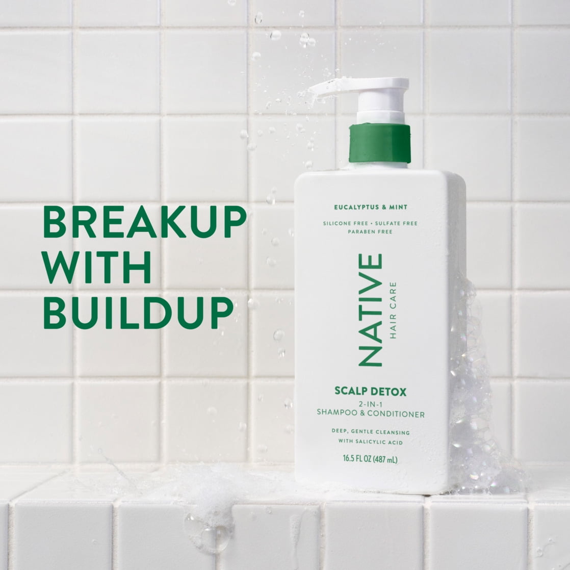 Native Scalp Detox Eucalyptus and Mint 2 in 1 Shampoo and