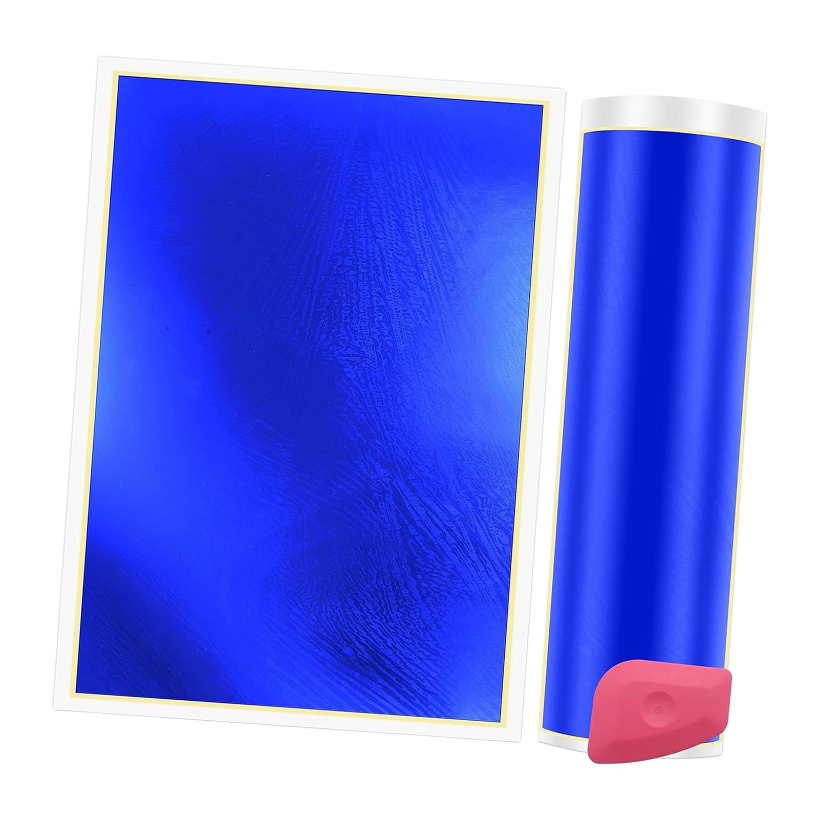 SunniMix Engraving Marking Paper Durable Color Paper for Ceramics Cutting Metal blue