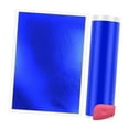 thumbnail image 2 of Papel de marcado para grabado láser, práctico papel de enfoque resistente a arañazos azul Cola Papel de color para marcar, 2 of 8