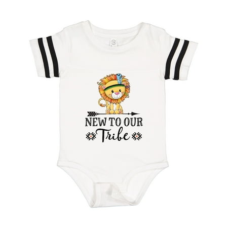 

Inktastic New to the Tribe Just Arrived Lion Gift Baby Boy or Baby Girl Bodysuit