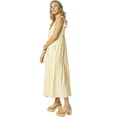 thumbnail image 2 of Joie Womens Bondi Tiered Cotton Jacquard Midi Dress XXS Chamomile - NWT $328, 2 of 7