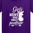 thumbnail image 4 of Inktastic Hunting Girls Hunt Too Only Prettier with Doe and Arrow Youth T-Shirt, 4 of 5