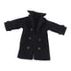 thumbnail image 2 of Figura de acción de hombre a escala 1:12, ropa en miniatura, chaqueta larga de moda, gabardina Negro, 2 of 9