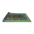 thumbnail image 2 of Ahgly Company Indoor Rectangle Abstract Light Blue Modern Area Rugs, 2' x 4', 2 of 4