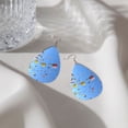 thumbnail image 5 of Power Hot Air Balloon Acrylic Teardrop Ear Rings For Women Dangling Party Holiday, 5 of 7