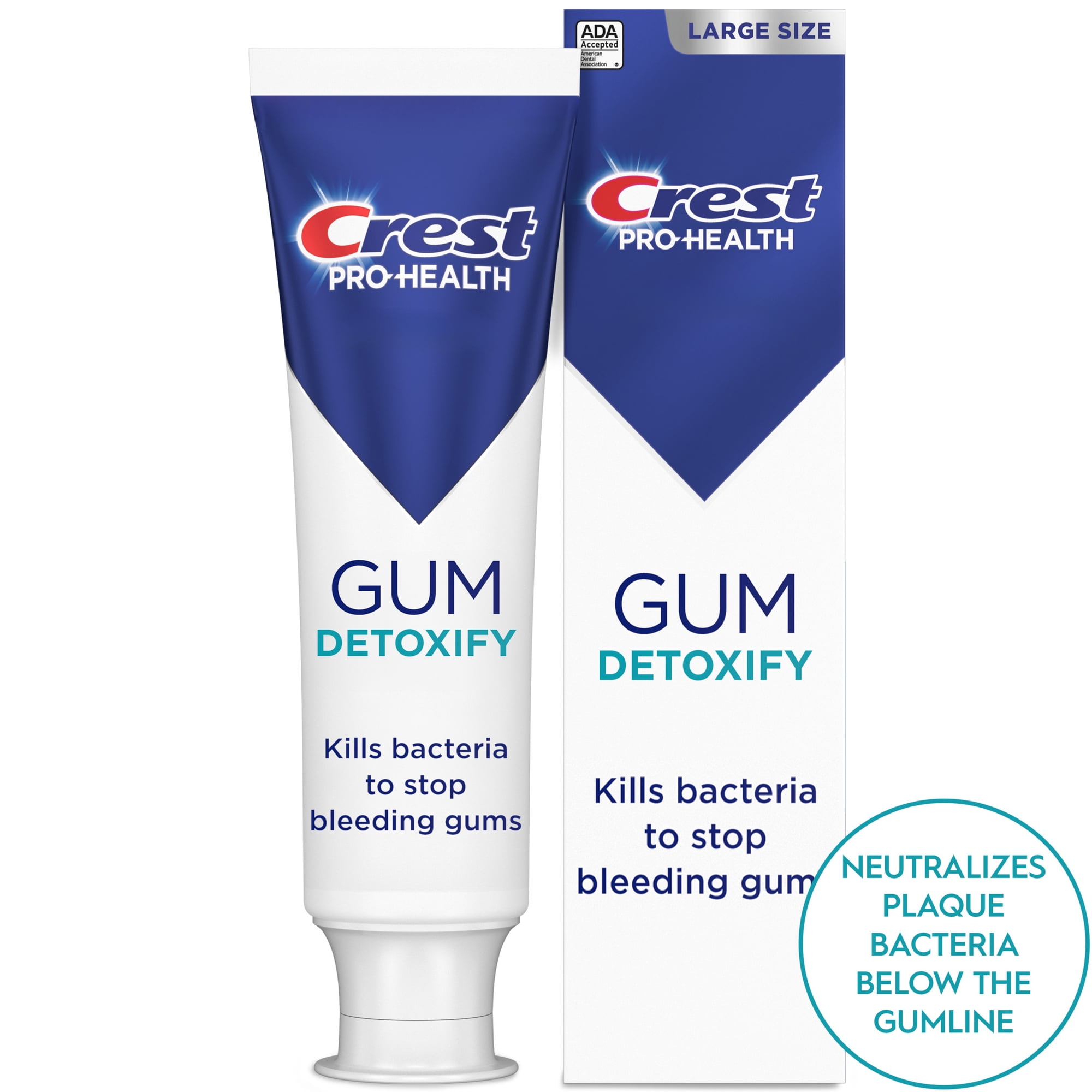 Crest Toothpaste, Pro-Health Gum Detoxify Deep Clean Fluoride Toothpaste, Mint, 4.8 oz