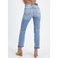 thumbnail image 3 of Chase Secret Womens Jeans High Waisted Straight Leg Ankle Jeans Casual Stretch Denim Pants, 3 of 5