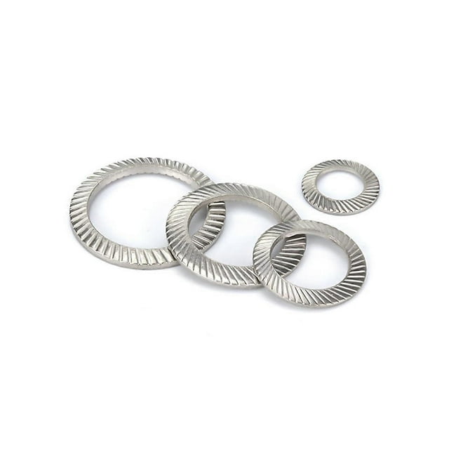 10/50 Pcs M2.5 M3 M4 M5 M6 M8 M10 M12 M14 M16 DIN9250 Joint Élastique en Acier Inoxydable 304 Rondelle à Ressort (10 Pcs M16)