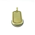thumbnail image 5 of real 10k yellow Gold solid dog tag Pendant charm shiny fine gift jewelry 6.7g, 5 of 10