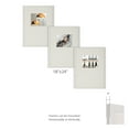thumbnail image 6 of Instapoints 3 Piece Gallery Wall Picture Frame Set 18" x 24" Matted to 8" x 10" with Offset Mat & Hanging Template, 6 of 7