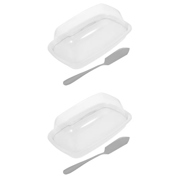 Butter Storage Box Fridge Containers Refrigerator Dish with Lid Cheese Saver