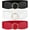 E-black+white+red, variant on 3 Pack Women Wide Elastic Waist Belt for Dress Ladies Stretch Belt with Gold Round Buckle