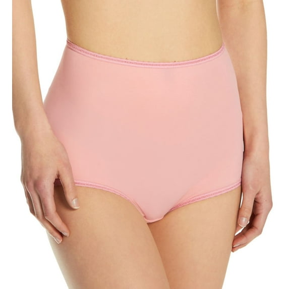 Women's Bali 2633 Skimp Skamp Brief Panty (Rose Bloom Pink 6)