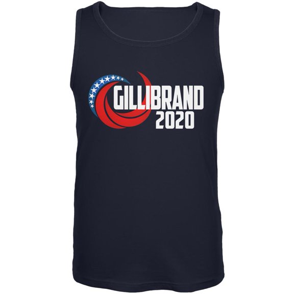 Presidential Election 2020 Kirsten Gillibrand Swoosh Mens Tank Top Navy MD