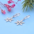 thumbnail image 5 of Geemwin 925 Sterling Silver Ear Needle Luxury Christmas Tree Pendant Earring Snowflake Hoop Earrings for Women Fashion Jewelry Xmas Gift, 5 of 5