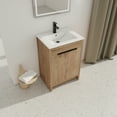 thumbnail image 5 of imerelez 24" Freestanding Bathroom Vanity with White Ceramic Sink & 2 Soft-Close Cabinet Doors, 5 of 9