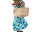 thumbnail image 3 of Robe Sans Manches Imprimée Y2k Florale Col en V Moulante Robe Courte Dos Nu Bretelles Boho Longue Robe Bleue L, 3 of 7
