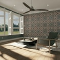 thumbnail image 2 of Ekena Millwork 23 3/8"W x 23 3/8"H x 3/8"T Large Blendon Decorative Fretwork Wood Wall Panels, Walnut, 2 of 6