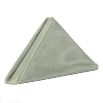 Your Chair Covers - 10 Pack, Sage 20 Inch Satin Cloth Napkins for Restaurants, Weddings, Dinner or Birthdays Parties
