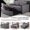 thumbnail image 3 of Modern Mini Sofa Chair for Living Room, Upholstered Single Seat Accent Sofa with Comfortable Cushion, Cozy Lounge Sofa for Small Spaces, 3 of 4