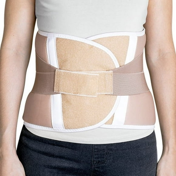 FAJA SACROLUMBAR REFORZADA ENTALLADA MEDIANA