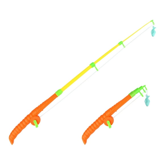 Random Color Kids' Pool Fishing Toys for Multiple Skills with Rod and Magnet Foldable for Multiple Scenes