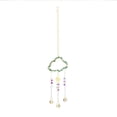 thumbnail image 2 of Fiudx Carillón de Viento de Cristal, Elegante Diseño Transparente, Estrellas Doradas, Colgante Decorativo Multicolor, Ideal para Uso Doméstico y Comercial, Ideal para Ambientes Románticos, Tamaño 50,, 2 of 6