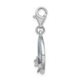 thumbnail image 2 of 925 Sterling Silver Paix Signe Libellule Collier Pendentif Charme, 2 of 8
