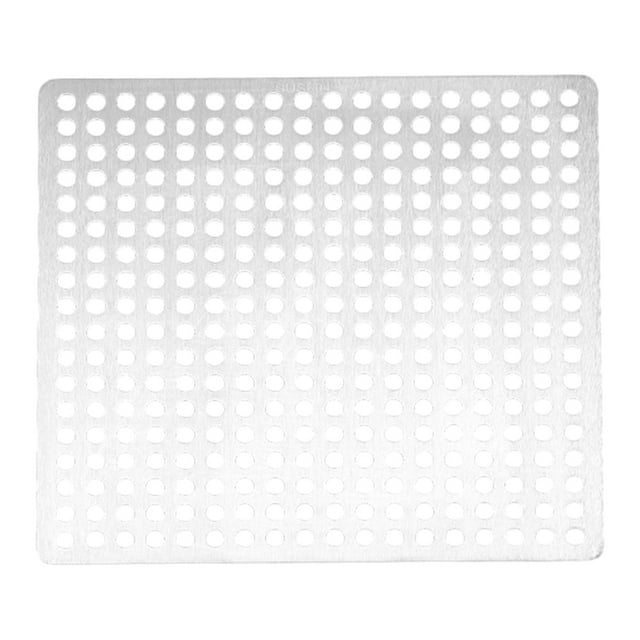 Ounissouiy Cubierta de drenaje de acero inoxidable, amplia aplicación, cubierta de drenaje cuadrada resistente a la corrosión y óxido Juegos de accesorios de baño 15cm