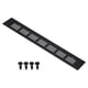 thumbnail image 1 of Cubierta de ventilación rectangular Uxcell 12"x2" con rejilla de ventilación y tornillos para gabinete en negro, 1 of 6