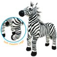 thumbnail image 5 of Zebenjo the Zebra | 16 Inch Stuffed Animal Plush | By TigerHart Toys, 5 of 5