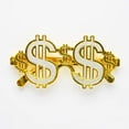 thumbnail image 5 of LINLIN Pack of 2 Party Glasses Dollar Sign Glasses Gold Party Glasses Creative Fancy Dress Glasses Party Photo Props, 5 of 8
