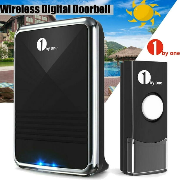 1byone 1000ft/300m Long Range Wireless Doorbell, with Christmas